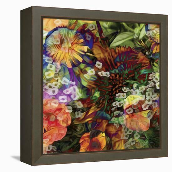 Embellished Eden Tile I-James Burghardt-Framed Stretched Canvas