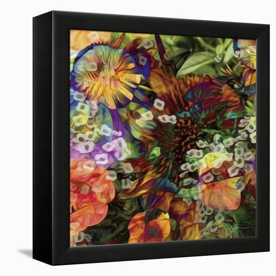 Embellished Eden Tile I-James Burghardt-Framed Stretched Canvas