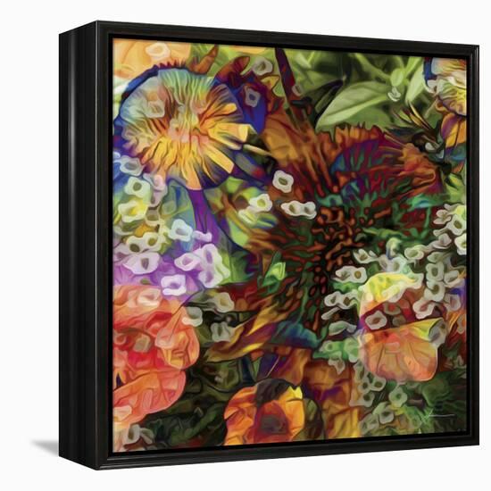 Embellished Eden Tile I-James Burghardt-Framed Stretched Canvas