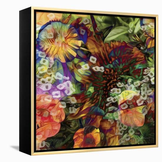 Embellished Eden Tile I-James Burghardt-Framed Stretched Canvas
