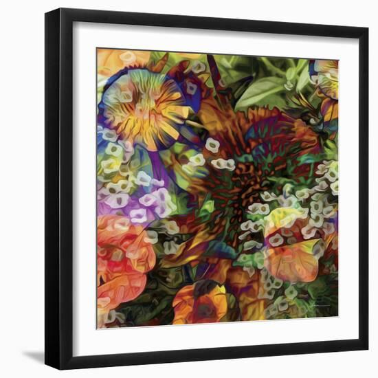 Embellished Eden Tile I-James Burghardt-Framed Art Print