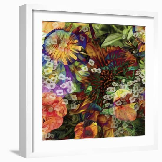 Embellished Eden Tile I-James Burghardt-Framed Art Print