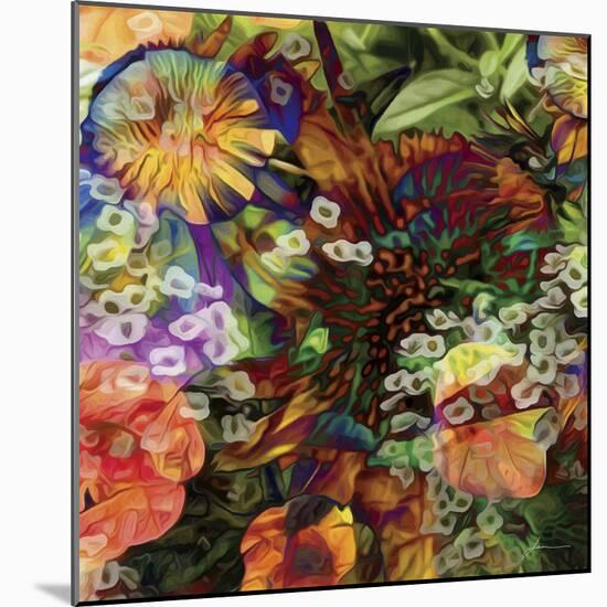 Embellished Eden Tile I-James Burghardt-Mounted Art Print