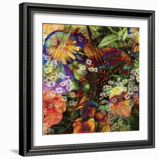 Embellished Eden Tile I-James Burghardt-Framed Art Print