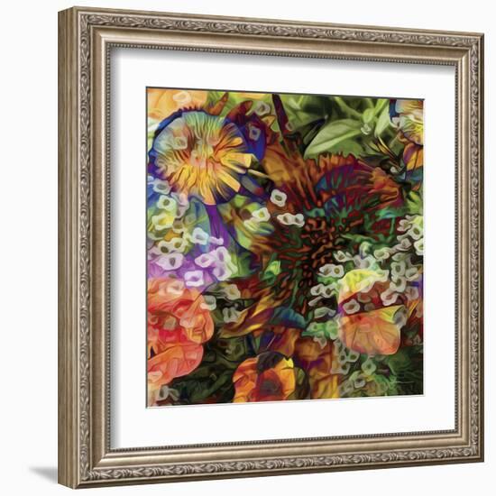 Embellished Eden Tile I-James Burghardt-Framed Art Print