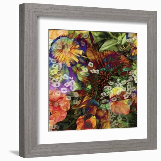 Embellished Eden Tile I-James Burghardt-Framed Art Print