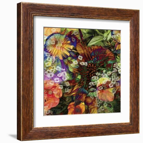 Embellished Eden Tile I-James Burghardt-Framed Art Print