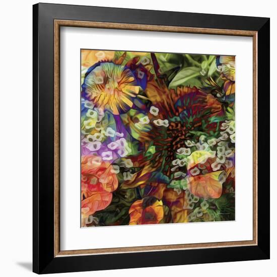 Embellished Eden Tile I-James Burghardt-Framed Art Print