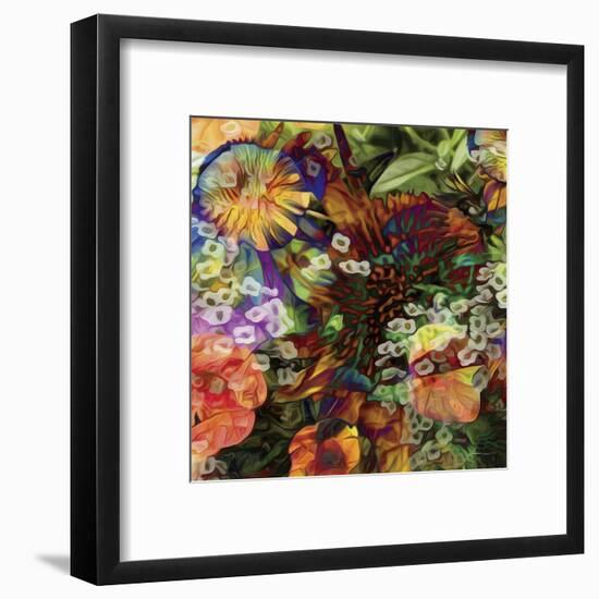 Embellished Eden Tile I-James Burghardt-Framed Art Print