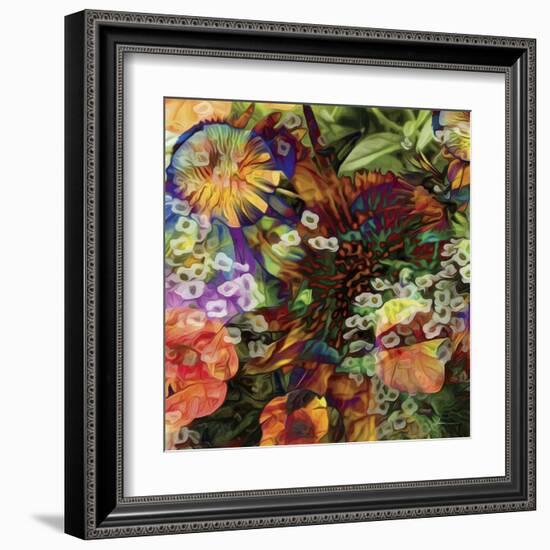 Embellished Eden Tile I-James Burghardt-Framed Art Print