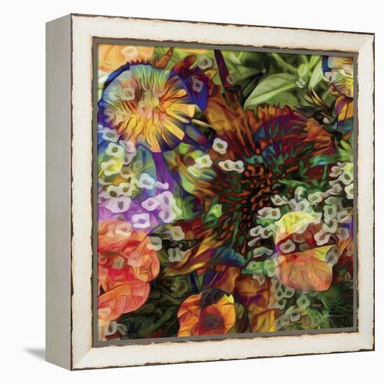 Embellished Eden Tile I-James Burghardt-Framed Stretched Canvas