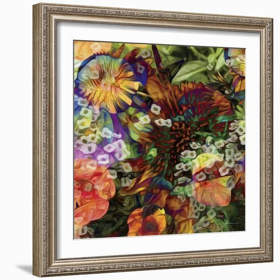 Embellished Eden Tile I-James Burghardt-Framed Premium Giclee Print