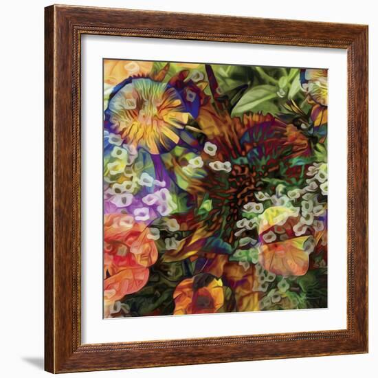 Embellished Eden Tile I-James Burghardt-Framed Premium Giclee Print