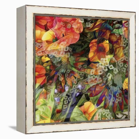 Embellished Eden Tile III-James Burghardt-Framed Stretched Canvas