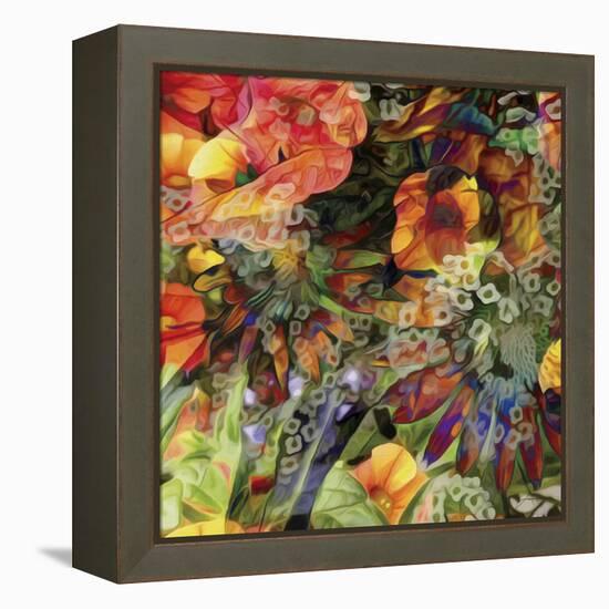 Embellished Eden Tile III-James Burghardt-Framed Stretched Canvas