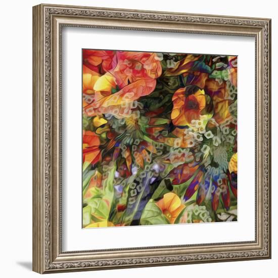 Embellished Eden Tile III-James Burghardt-Framed Art Print