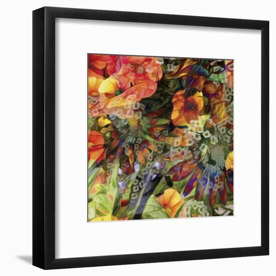 Embellished Eden Tile III-James Burghardt-Framed Art Print