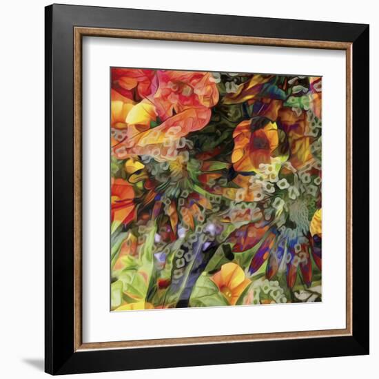 Embellished Eden Tile III-James Burghardt-Framed Art Print