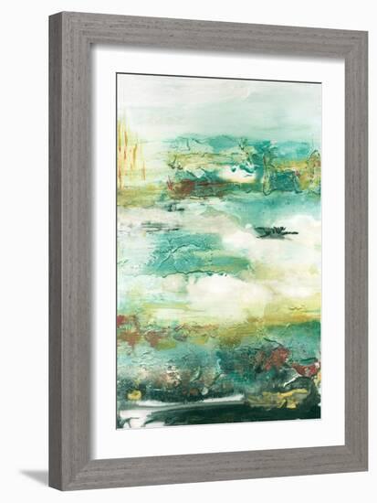 Embellished Emerald Vision II-Lila Bramma-Framed Art Print