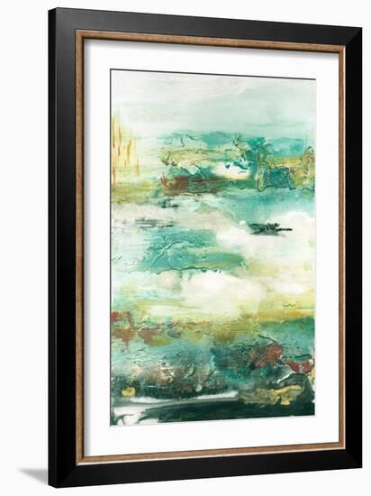 Embellished Emerald Vision II-Lila Bramma-Framed Art Print