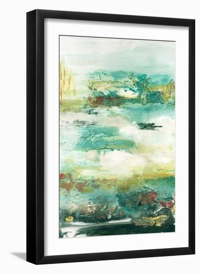 Embellished Emerald Vision II-Lila Bramma-Framed Art Print