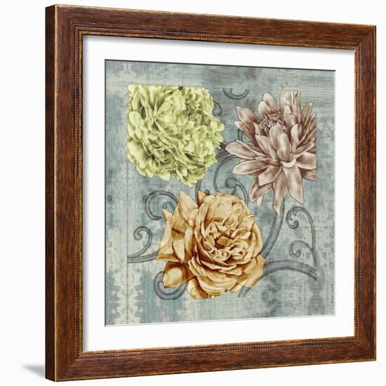 Embellished Flower Fetti II-Jennifer Goldberger-Framed Art Print