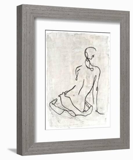 Embellished Gestural Contour I-Ethan Harper-Framed Premium Giclee Print