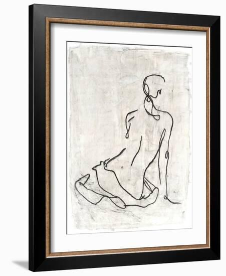 Embellished Gestural Contour I-Ethan Harper-Framed Art Print