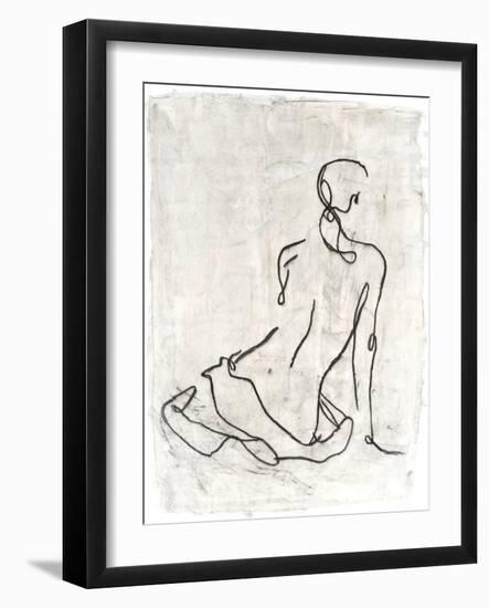 Embellished Gestural Contour I-Ethan Harper-Framed Art Print