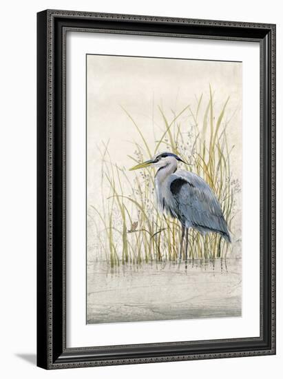 Embellished Heron Sanctuary II (BA)-Tim OToole-Framed Art Print