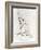 Embellished Nude Contour Sketch I-Ethan Harper-Framed Art Print