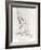 Embellished Nude Contour Sketch I-Ethan Harper-Framed Art Print