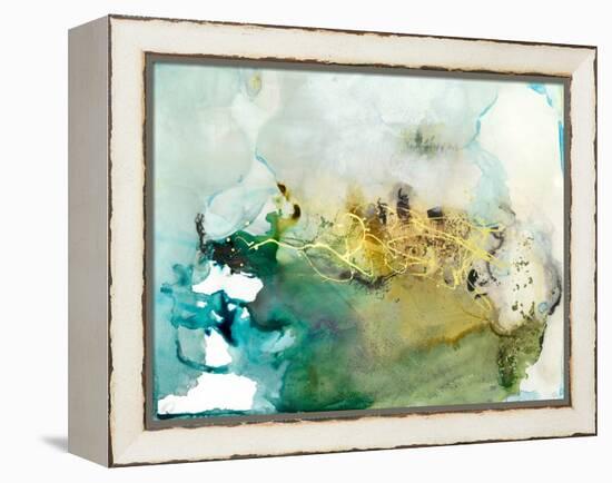 Embellished Organic Abstract-Lila Bramma-Framed Stretched Canvas