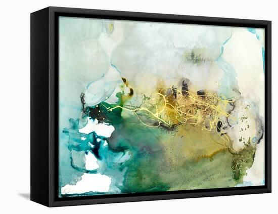 Embellished Organic Abstract-Lila Bramma-Framed Stretched Canvas