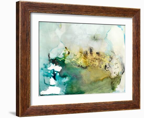 Embellished Organic Abstract-Lila Bramma-Framed Art Print