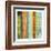 Embellished Vibrant Stripes I-Jennifer Goldberger-Framed Art Print