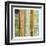 Embellished Vibrant Stripes I-Jennifer Goldberger-Framed Art Print