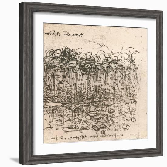 Emblematic representation, c1472-c1519 (1883)-Leonardo Da Vinci-Framed Giclee Print