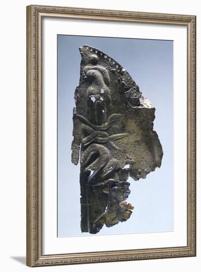 Embossed Plate, Italy, Goldsmith Art, Magna Graecia-null-Framed Giclee Print