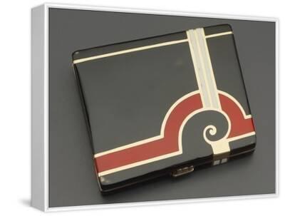 tiffany cigarette box Preowned & Co. Sterling Silver Case 80000708 wood lined Tiffany & Co. Art Deco