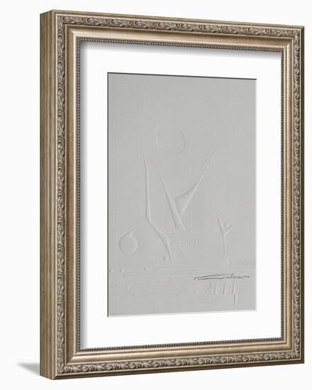 Embossing I-null-Framed Collectable Print