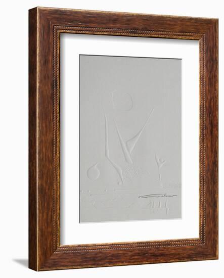 Embossing I-null-Framed Collectable Print