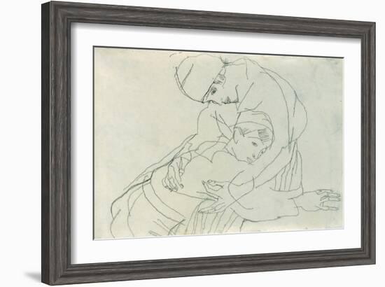 Embrace, 1914-Egon Schiele-Framed Giclee Print