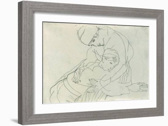 Embrace, 1914-Egon Schiele-Framed Giclee Print