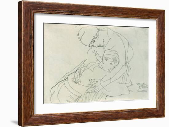 Embrace, 1914-Egon Schiele-Framed Giclee Print