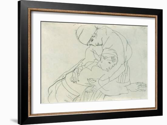 Embrace, 1914-Egon Schiele-Framed Giclee Print