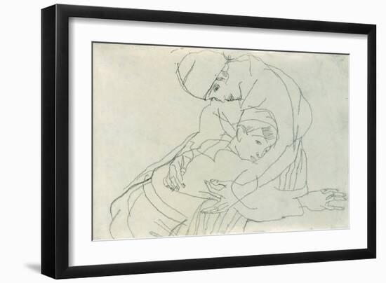 Embrace, 1914-Egon Schiele-Framed Giclee Print