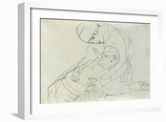 Embrace, 1914-Egon Schiele-Framed Giclee Print