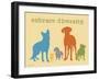 Embrace Diversity-Dog is Good-Framed Art Print