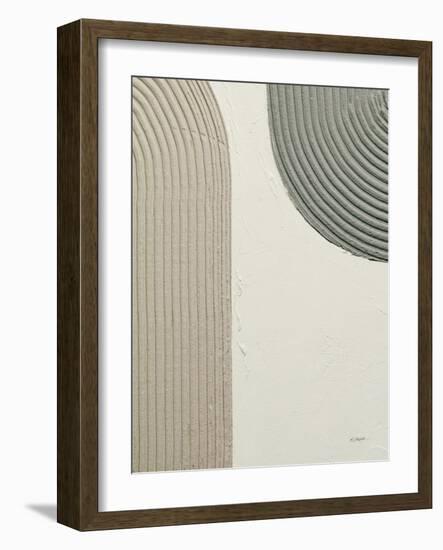 Embrace I Green Crop-Mike Schick-Framed Art Print